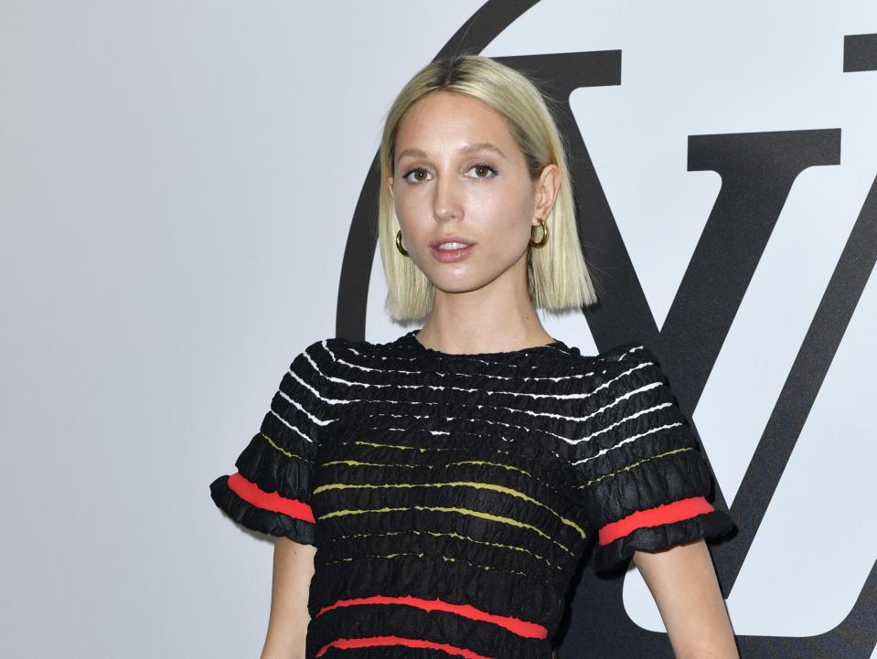 Princess Maria-Olympia of Greece and Denmark attends the Louis Vuitton Womenswear Fall Winter 2023-2024 show as part of Paris Fashion Week at Orsay Museum on March 06, 2023 in Paris, France.