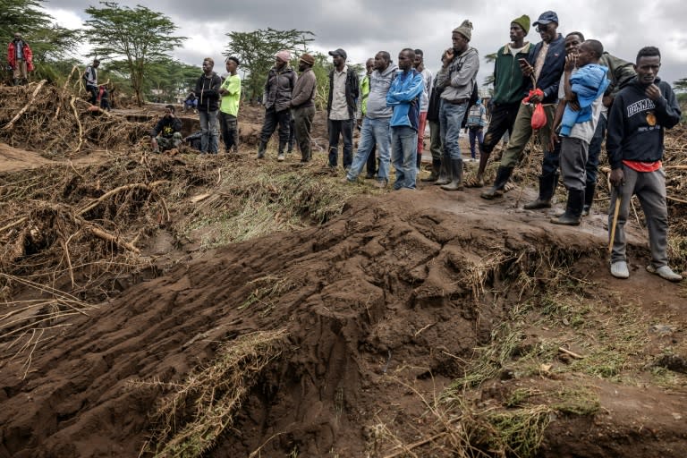 Una zona afectada por deslizamientos de tierra provocados por las lluvias torrenciales y las inundaciones en Mai Mahiu, Kenia, el 30 de abril de 2024 (Luis Tato)