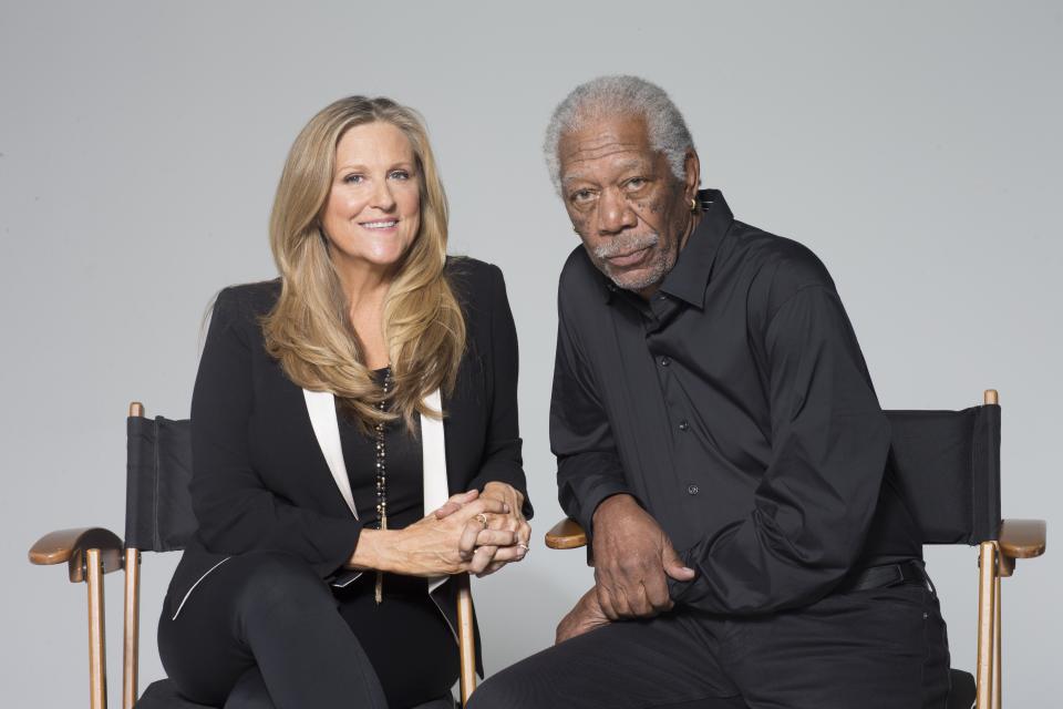 Lori McCreary, Morgan Freeman - Credit: Courtesy Revelations Entertainment