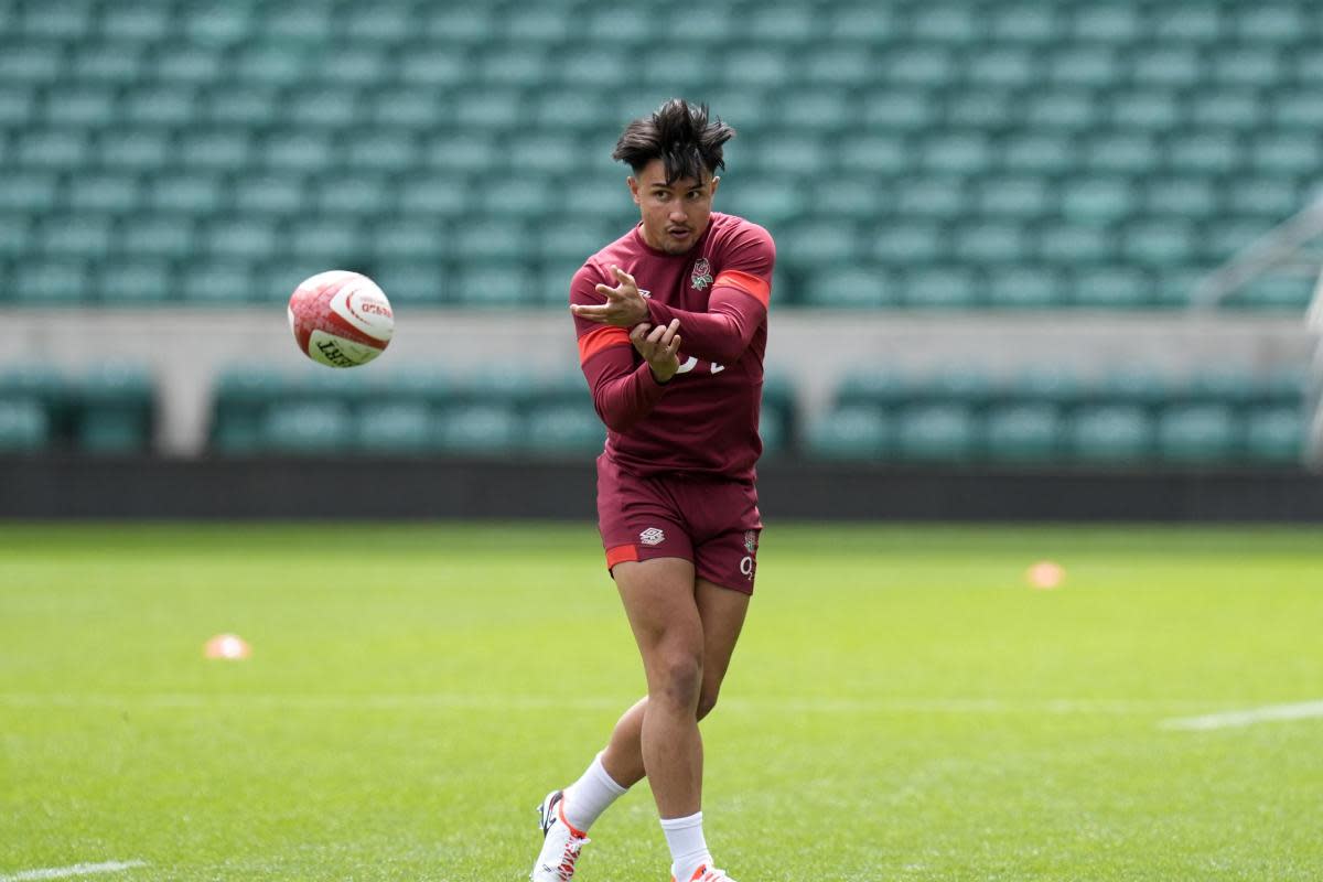 Marcus Smith in training for England <i>(Image: PA)</i>