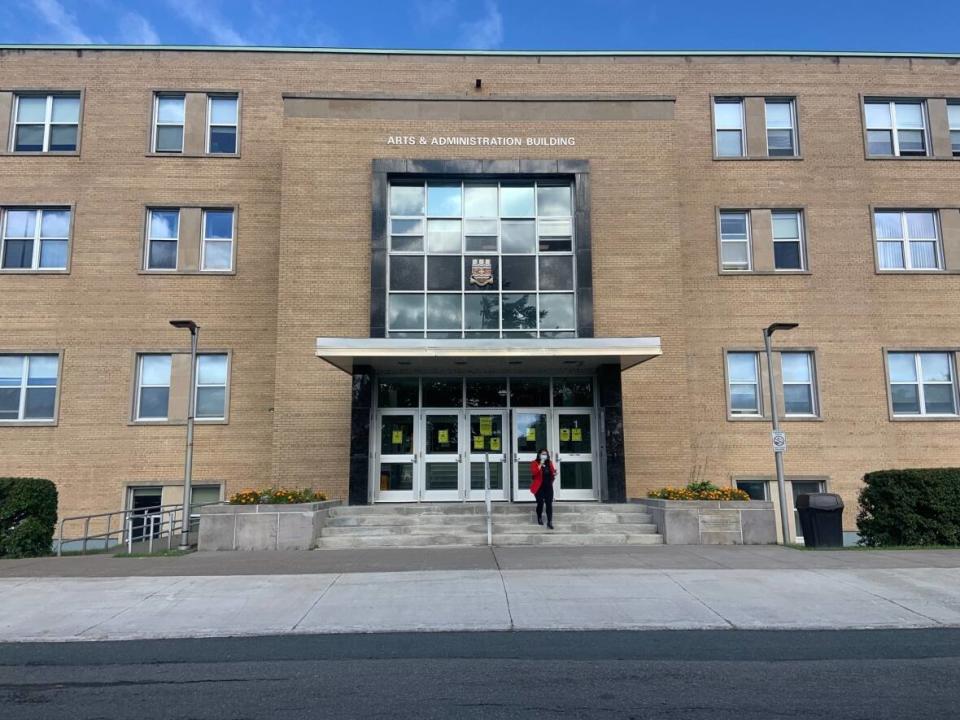 Parts of Memorial University's St. John's campus are decades old. This part of the arts and administration building opened in 1961. (Darrell Roberts/CBC - image credit)