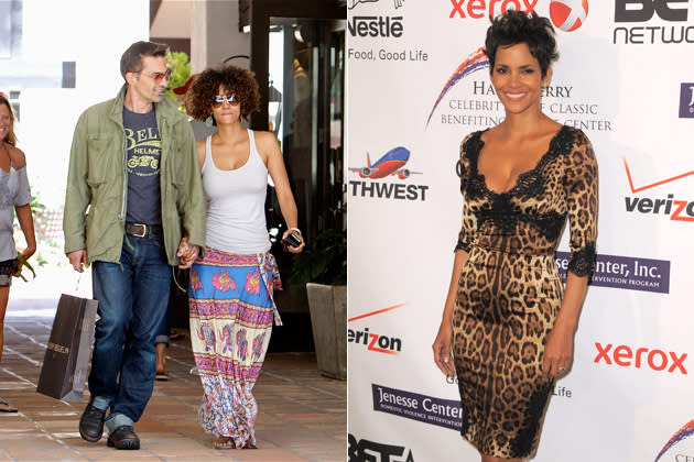 Erst rassiges Kätzchen, dann lässiges Schätzchen: Halle Berry rockt (an der Seite von Freund und Verlobtem Olivier Martinez) im Maxi-Rock und mit Mega-Mähne mindestens genauso sehr wie im sexy Leo-Kleidchen. (Bilder: WENN, Getty Images)