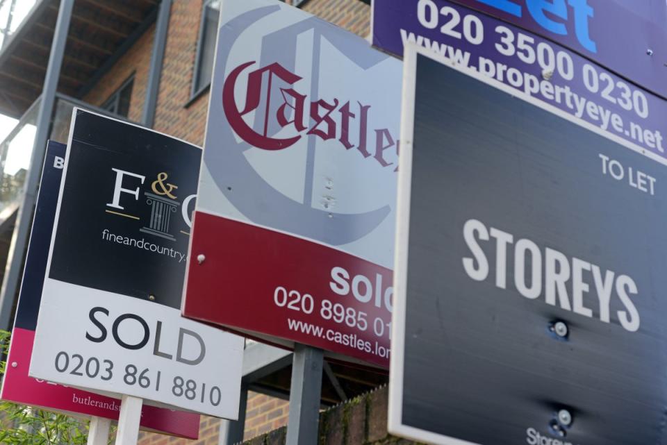 The average house price has risen by £1,354  (Daniel Lynch)