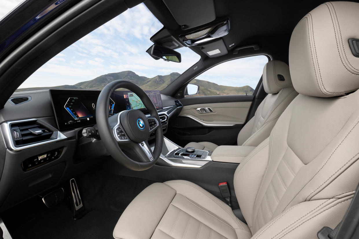 The BMW 3-series interior
