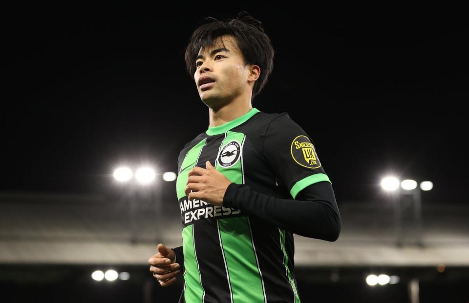 Kaoru Mitoma enjoyed success at the United before proving his worth in the Premier League at Brighton (Getty Images)