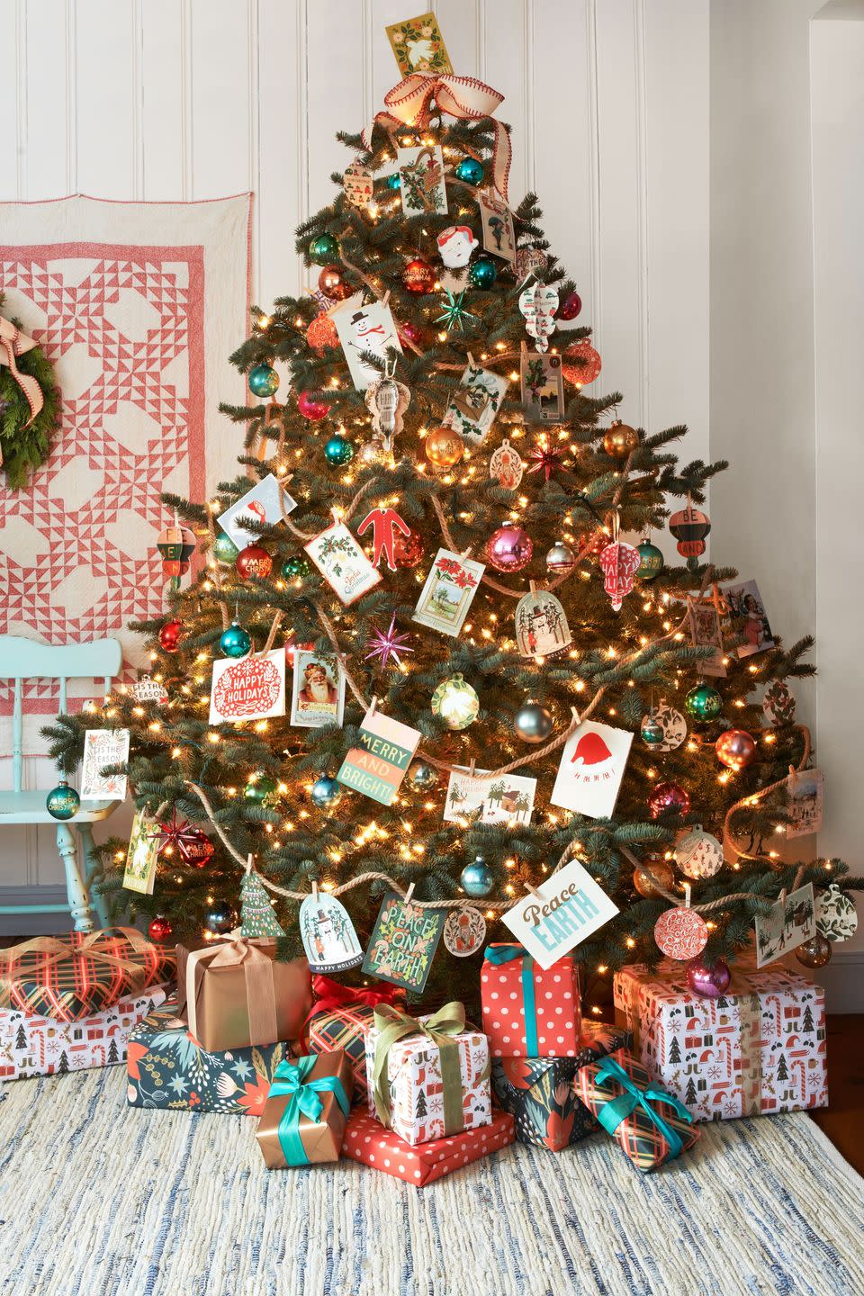 Christmas Card Tree