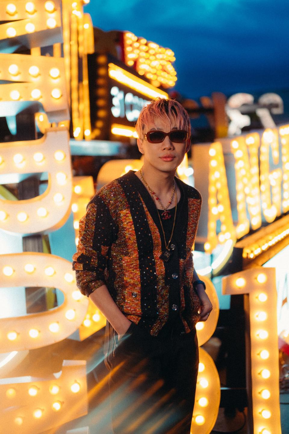 Rapper Ozi at Chanel Cruise 2023/24 collection. (PHOTO Chanel)