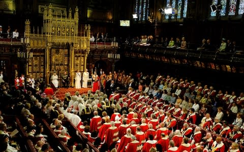 The Queen conducts the State Opening of Parliament in May 2016 - Credit: Reuters