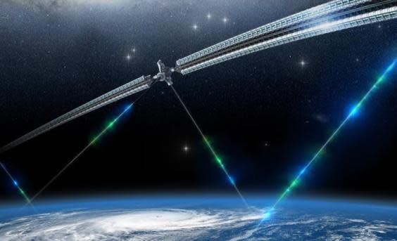 Once installed, the orbital ring could transport people across the world in under an hour (Shutterstock)