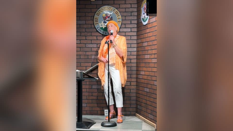 Heyck recently discovered a new way to find joy and forge connections with her community: performing stand-up comedy. - Courtesy Edith Heyck