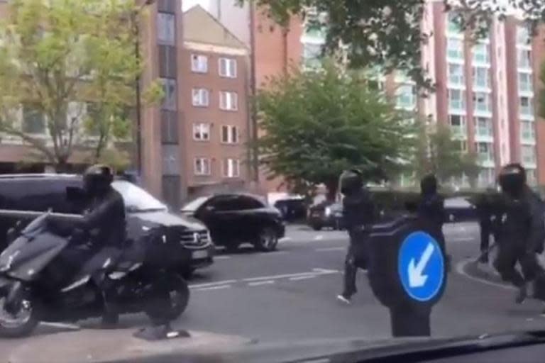 Maida Vale robbery: Five arrests after armed moped gang raid north-west London jewellers