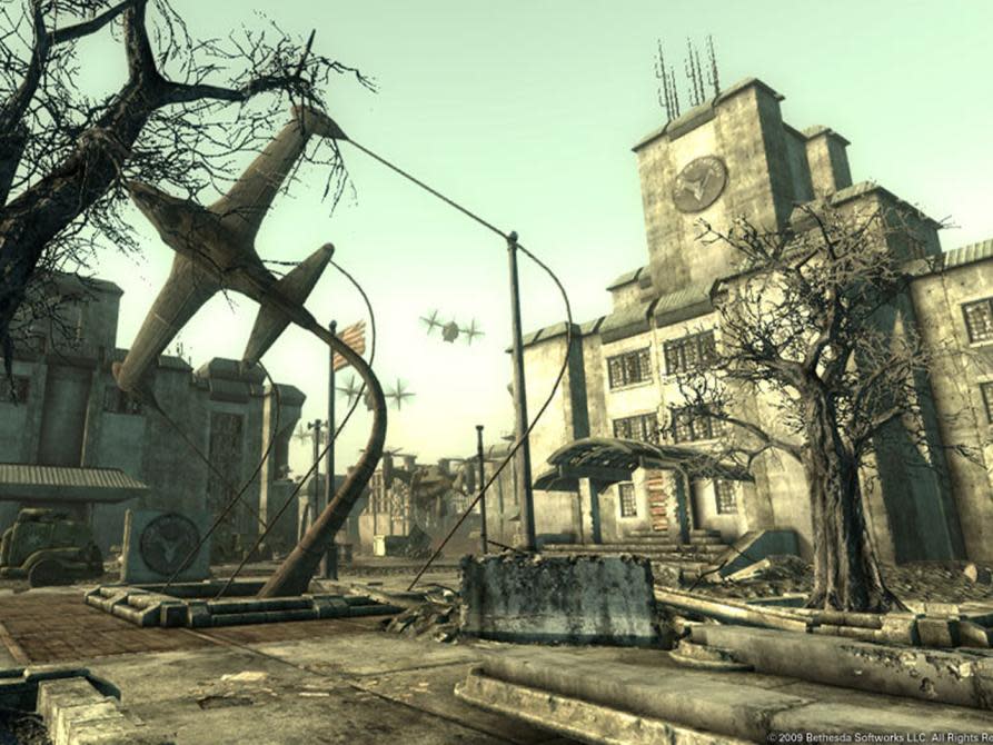 Fallout 3 se lleva a cabo en el año 2277 en la Costa Este de Estados Unidos, por lo que visitamos ciudades como Washington Dc, Maryland y Virginia. La historia nos pone en control de un sobreviviente del Refugio 101, quien tiene que abandonarlo para buscar a su padre. 