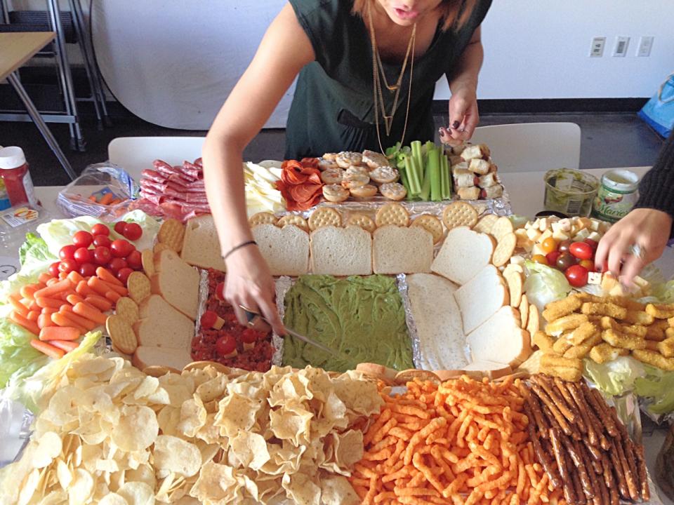 Superbowl Snack Stadium food