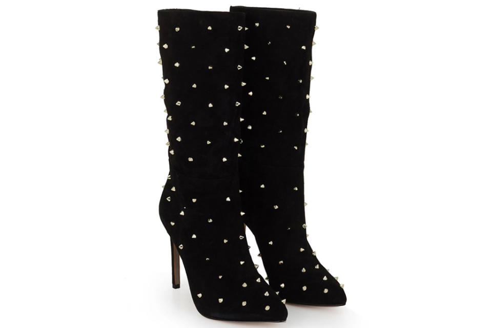 boots, black, studded, sam edelman