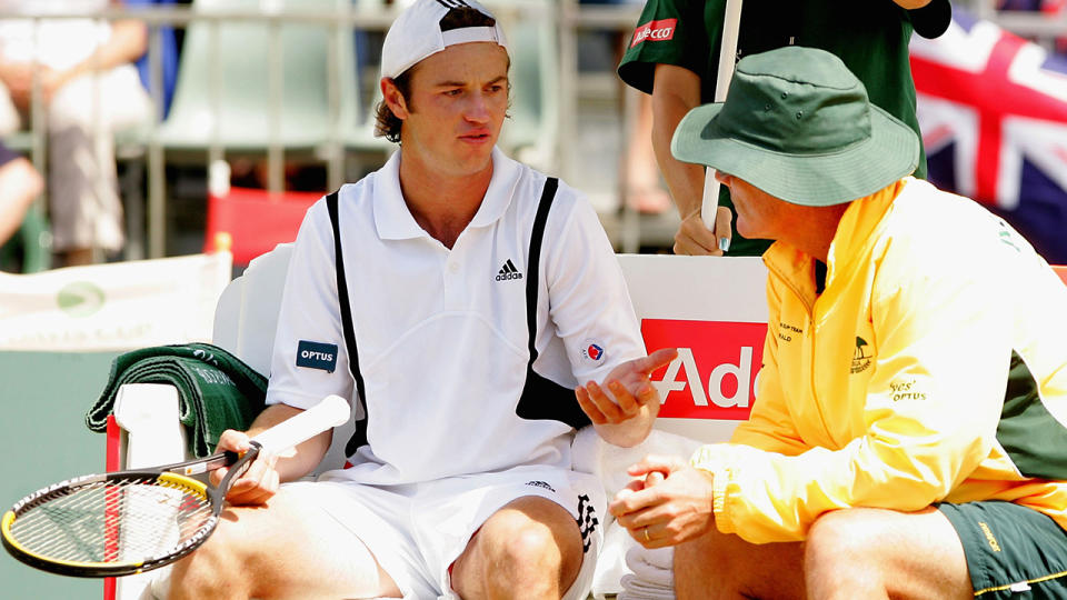 Todd Reid played Davis Cup for Australia in 2004. (Photo by Robert Cianflone/Getty Images)