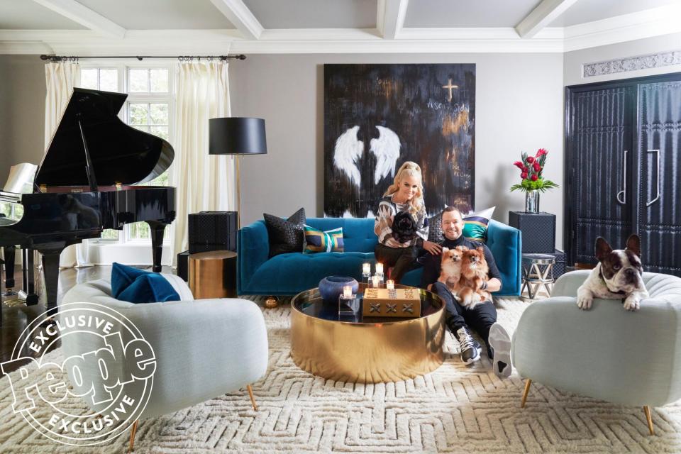 “This isn’t an extravagant home, but there’s no greater symbol of our love for each other than this house and how much love has gone into it,” said <a href="https://people.com/home/jenny-mccarthy-donnie-wahlberg-house-tour-chicago-st-charles/" rel="nofollow noopener" target="_blank" data-ylk="slk:Wahlberg of their space;elm:context_link;itc:0;sec:content-canvas" class="link ">Wahlberg of their space</a>. 