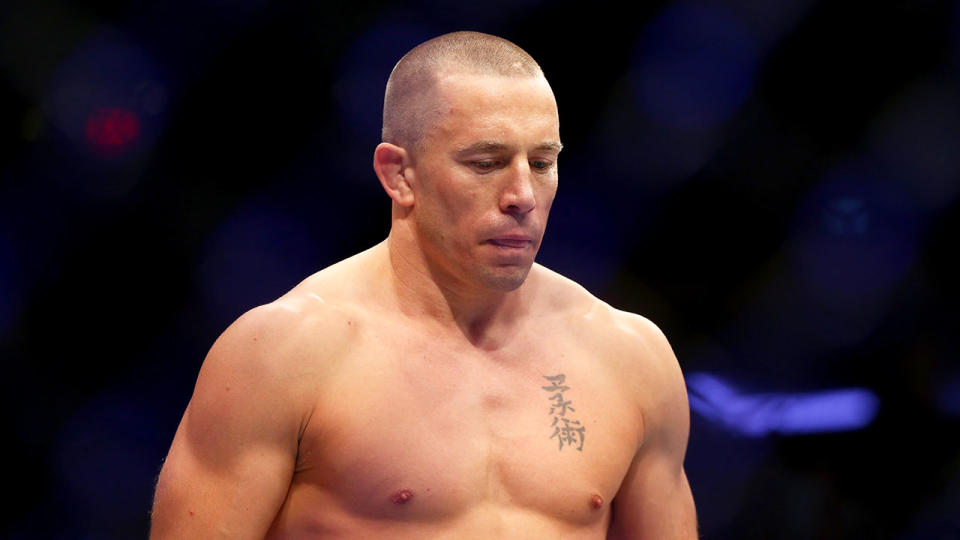 Pictured here, UFC legend Georges St-Pierre.