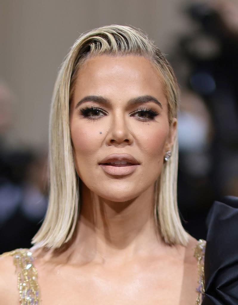 A closeup of Khloé