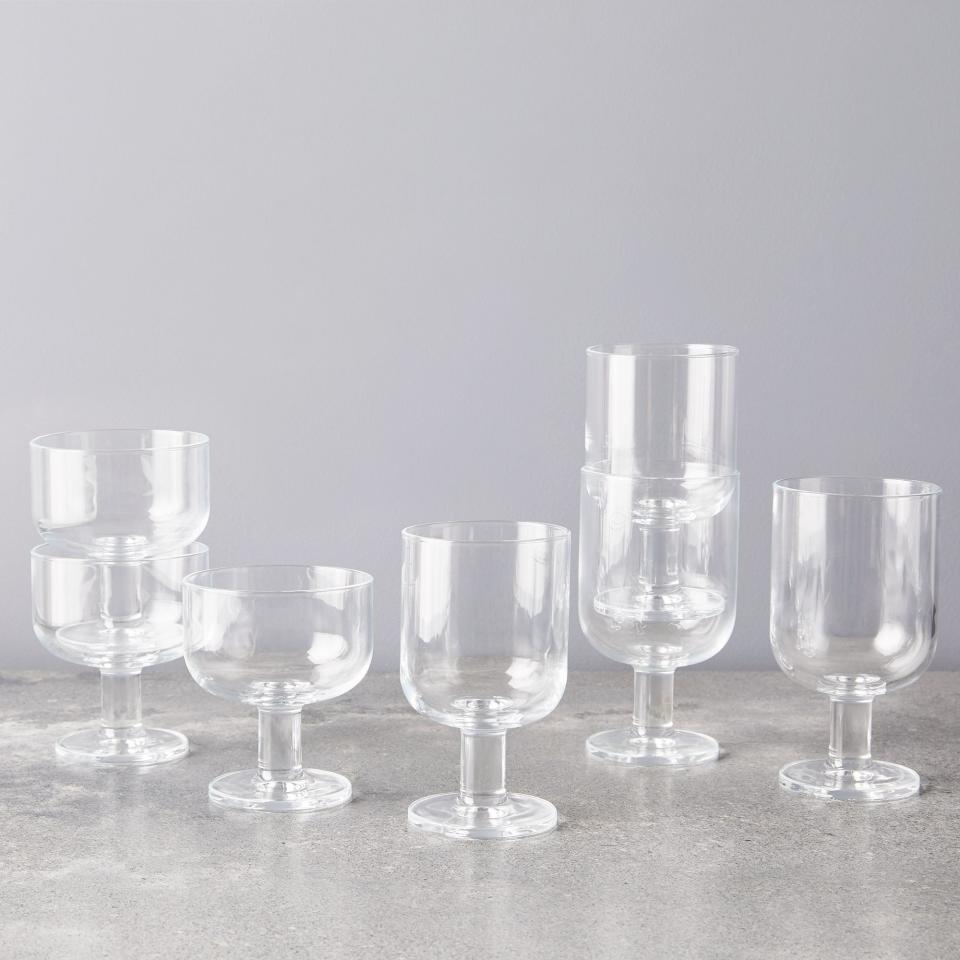 Bormioli Rocco Stackable Wine Glasses