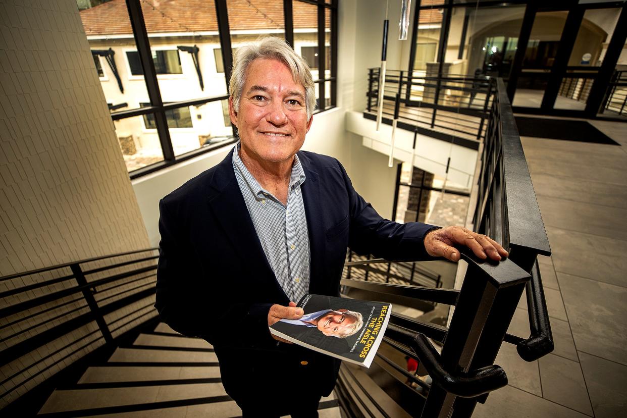 Former Congressman Dennis Ross, who's now a political science professor and the director of the American Center for Public Leadership at Southeastern University in Lakeland, released a memoir earlier this year about his journey into politics. The book is "Reaching Across the Aisle: Reflections on My Experiences in Politics."