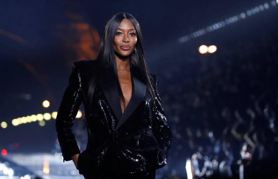 Naomi Campbell at Paris Fashion Week in Paris, France, Sept. 24, 2019. (Photo: REUTERS/Gonzalo Fuentes)