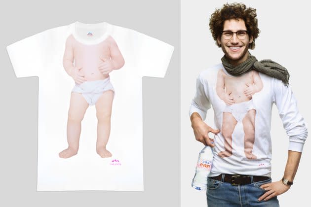 Das Baby Evian Nicolas Tee gibt es in limitierter Auflage im E-Shop von Fredflare (Bilder: PR)