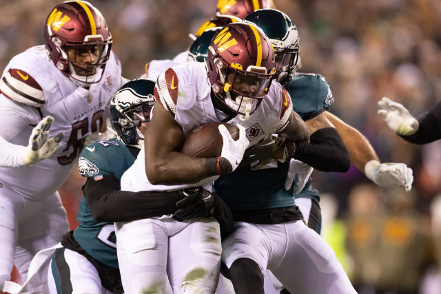 Commanders hand Eagles first loss of season as Philly's defense falls apart