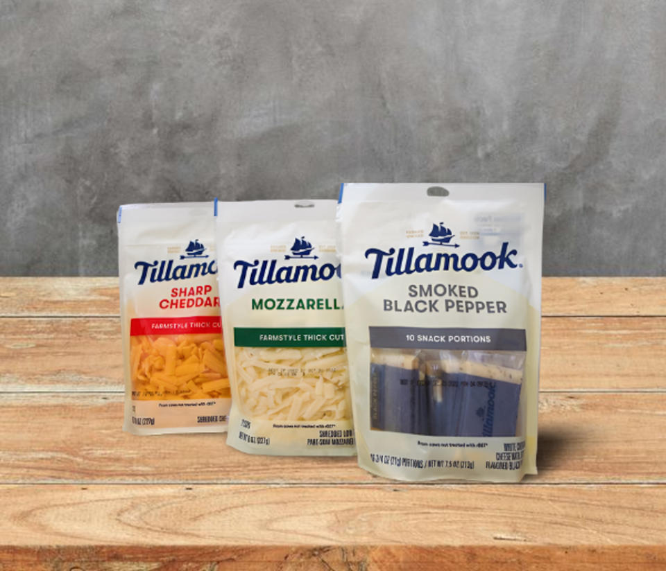 Tillamook - image of three cheeses