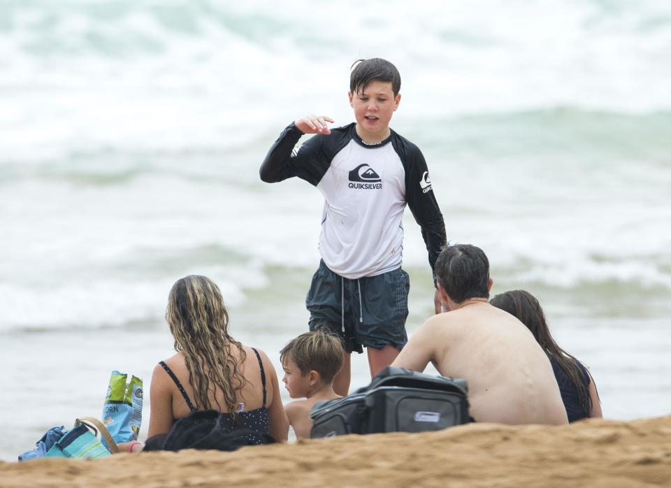 Princess Mary's Aussie family beach day