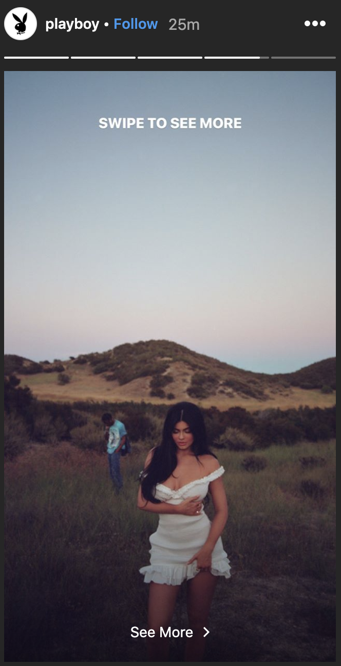 Kylie Jenner's photo shoot and interview with Playboy has been released. (Image: Playboy via Instagram)