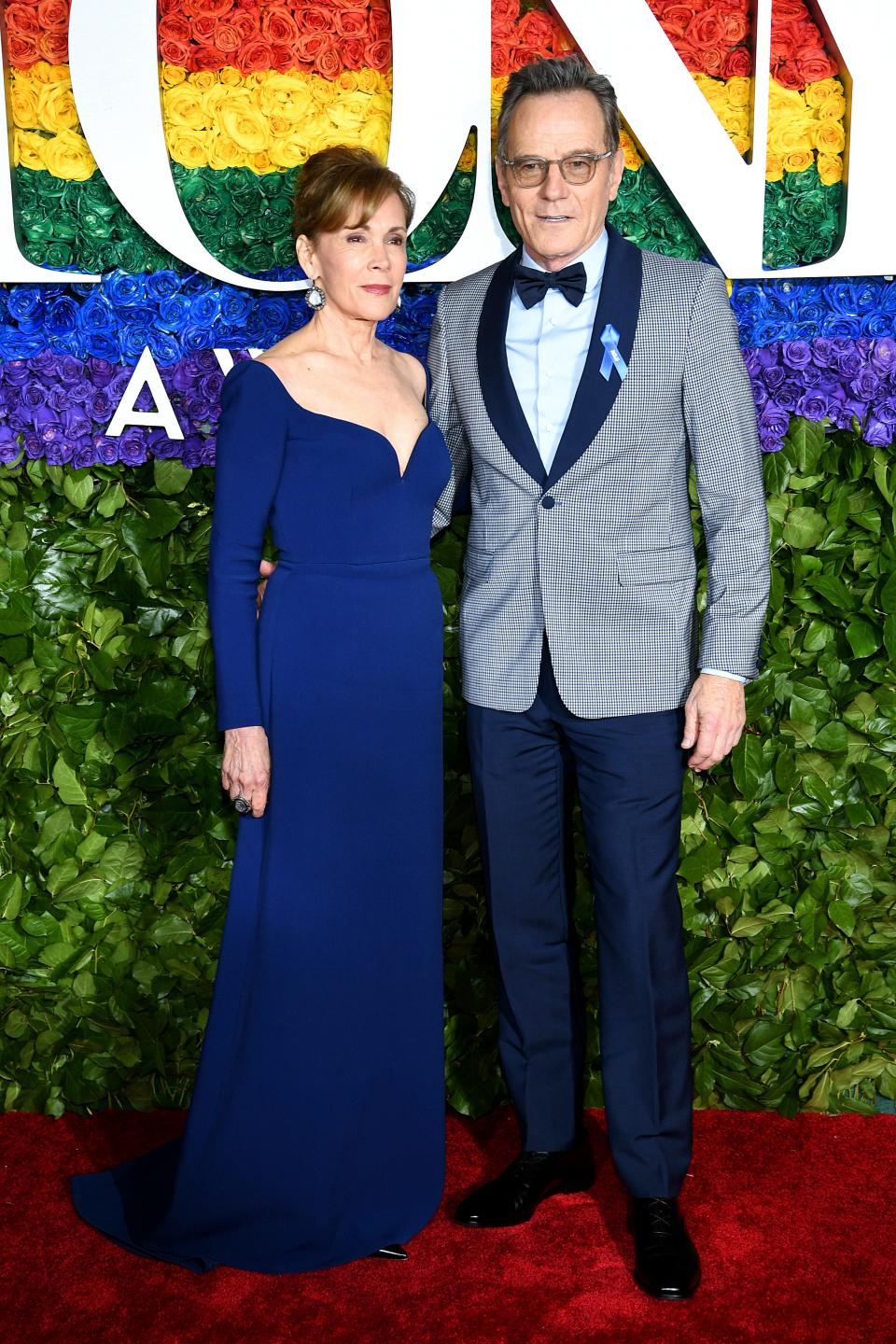 <h1 class="title">Bryan Cranston and Robin Dearden, both in Prada</h1><cite class="credit">Photo: Getty Images</cite>