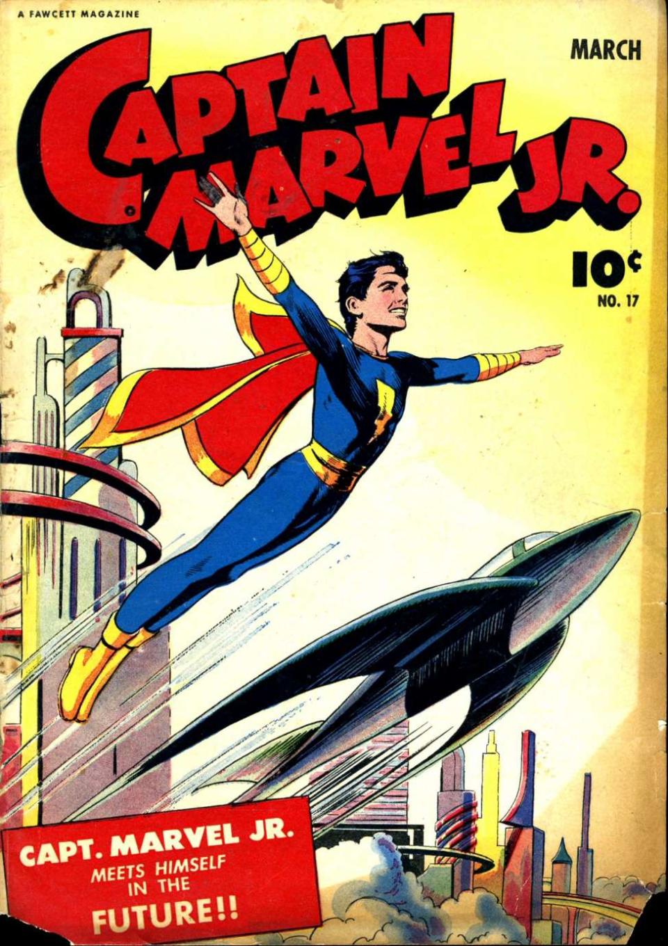 Captain Marvel, Jr. would inspire the look of Elvis Presley. (Photo: DC Comics)