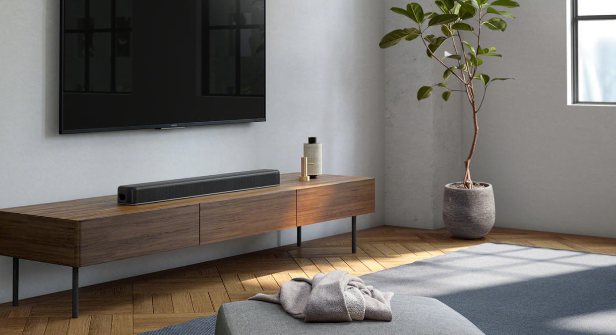 Sony’s HT-X8500 is an easy way to upgrade your home entertainment- and it's reduced.  (Sony)