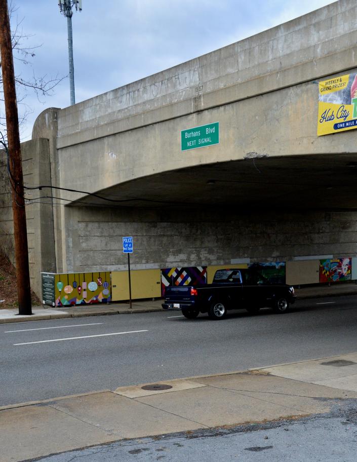 Hagerstown Police responded early Jan. 20, 2023, to the West Franklin Street railroad overpass, pictured, for a man struck by a train. The man died.