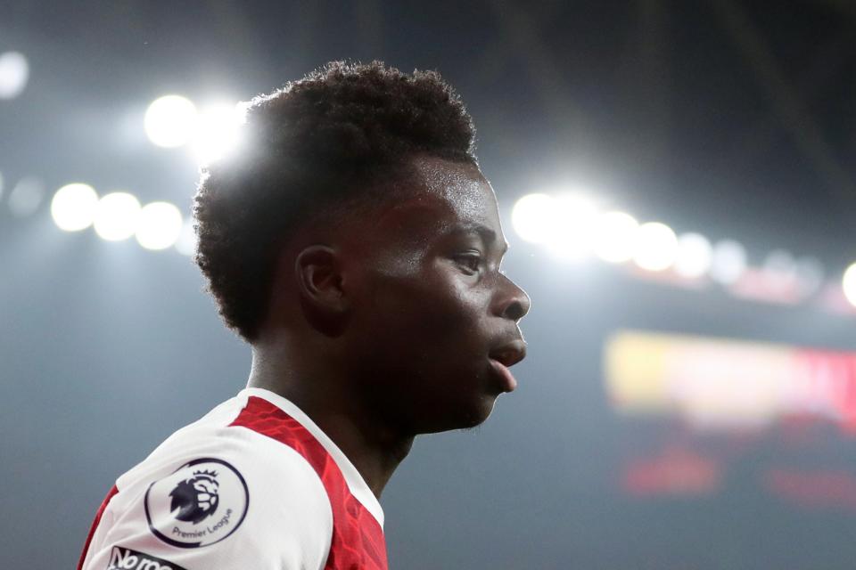 <p>Bukayo Saka continues to go from strength to strength for Arsenal</p>Getty Images