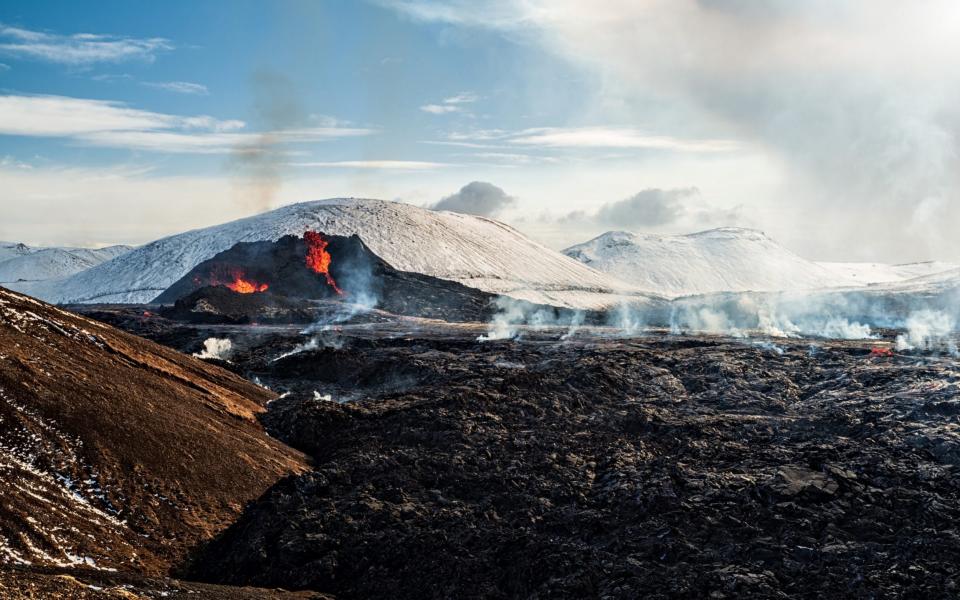 Fagradalsfjall volcanic eruption, Iceland - Getty