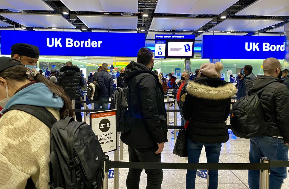 Heathrow said the collapse in numbers was 'due to the ban on all but essential travel, blanket quarantine, pre-departure and post-arrival testing.' Photo: Getty