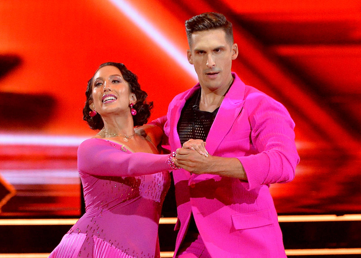 CHERYL BURKE, CODY RIGSBY (Eric McCandless / ABC)