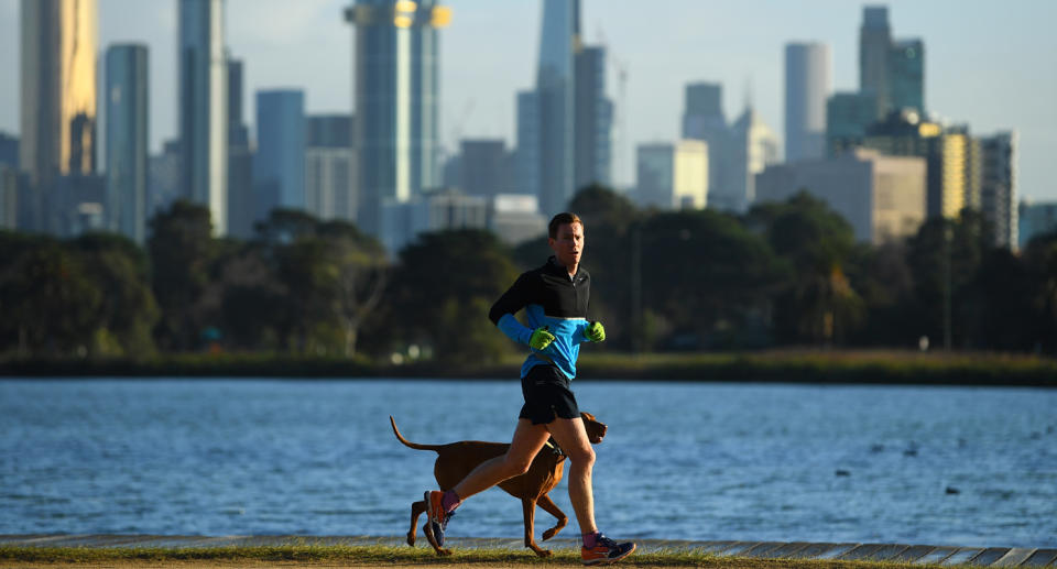 Melbourne residents will reportedly be able to drive five kilometres to exercise from Thursday. Source: AAP