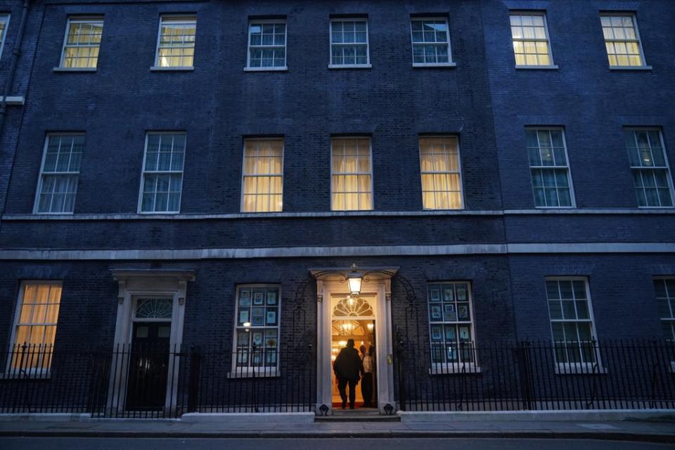 A police officer outside 10 Downing Street (Yui Mok/PA) (PA Wire)