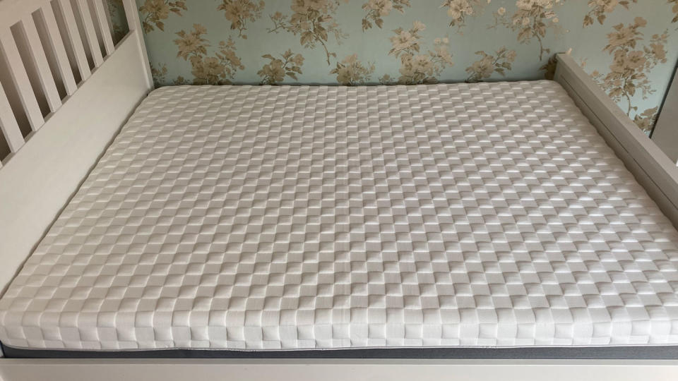 The Levitex Gravity Defying Mattress on a bed