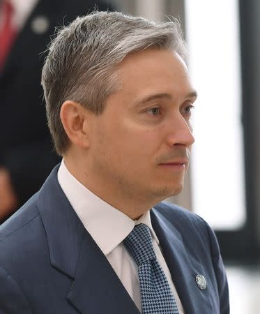 Canada's International Trade Minister Francois-Philippe Champagne arrives to attend the APEC Ministers Responsible For Trade meeting in Hanoi May 20, 2017. REUTERS/Hoang Dinh Nam/Pool