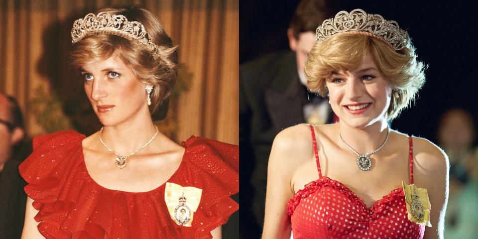 Emma Corrin as Princess Diana