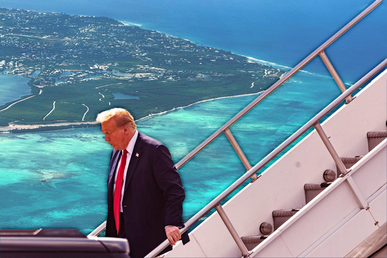 Donald Trump; Cayman Islands Photo illustration by Salon/Getty Images