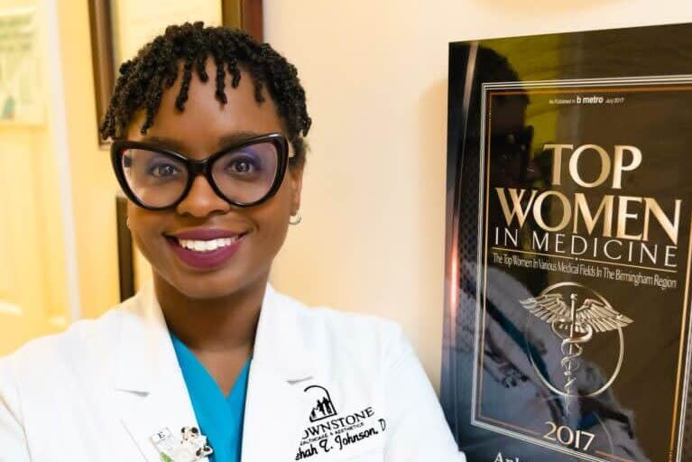 Black female physician