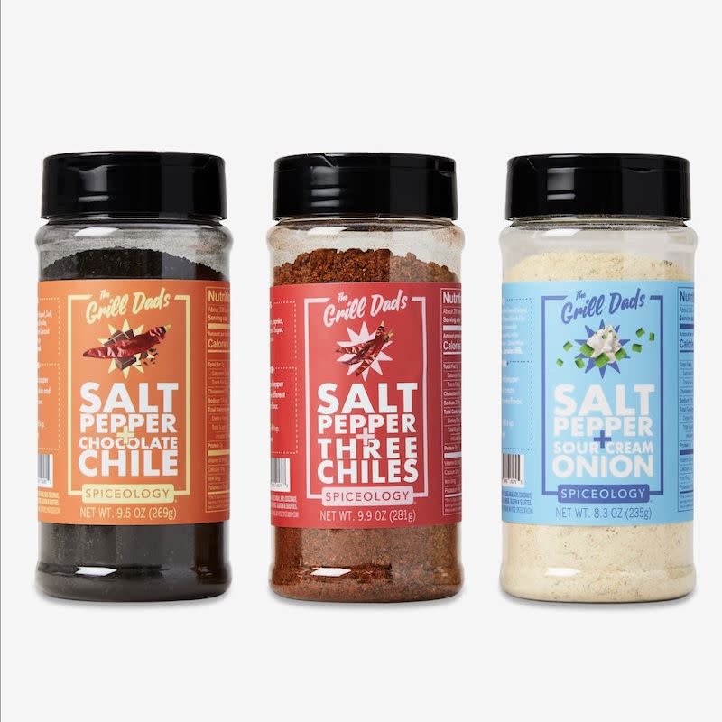 <p><a href="https://go.redirectingat.com?id=74968X1596630&url=https%3A%2F%2Fwww.bespokepost.com%2Fstore%2Fspiceology-the-grill-dads-trio&sref=https%3A%2F%2Fwww.esquire.com%2Flifestyle%2Fg32433394%2Fbespoke-post-fathers-day-gifts%2F" rel="nofollow noopener" target="_blank" data-ylk="slk:Shop Now;elm:context_link;itc:0;sec:content-canvas" class="link ">Shop Now</a></p><p>The Grill Dads Salt Trio</p><p>$50.00</p><p>bespokepost.com</p>