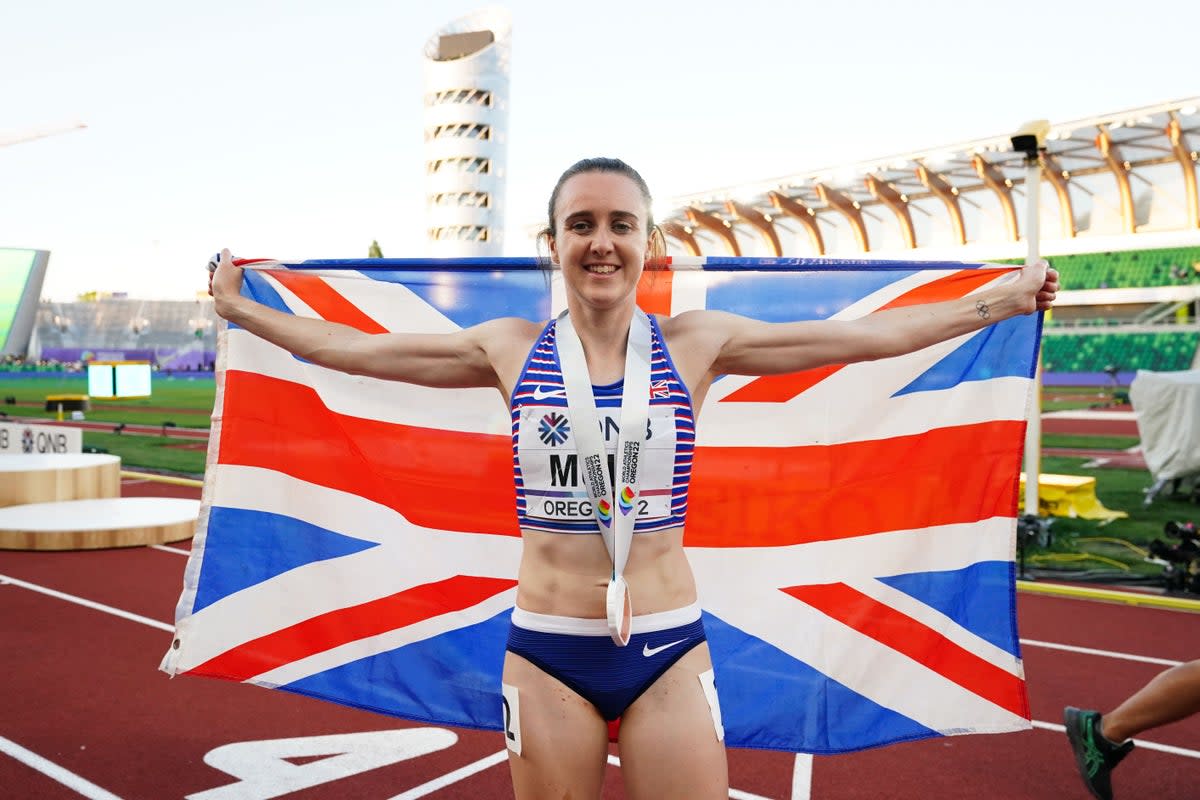 Laura Muir is aiming to break the 1000m indoor world record on Saturday. (Martin Rickett/PA) (PA Archive)