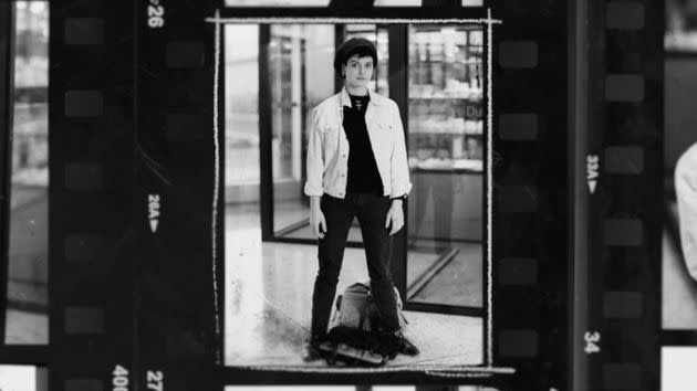 Sinéad O’Connor photographed in Dublin in 1985 as seen in the documentary. (Photo: Colm Henry)