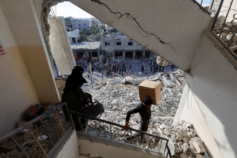 Israeli air strike in Rafah