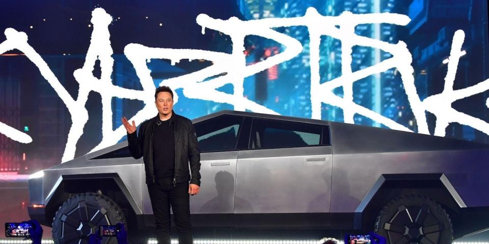 Tesla cybertruck elon musk